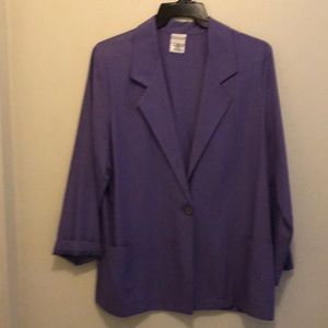 Purple blazer